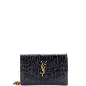 Saint Laurent Uptown Chain Wallet #183543S10B